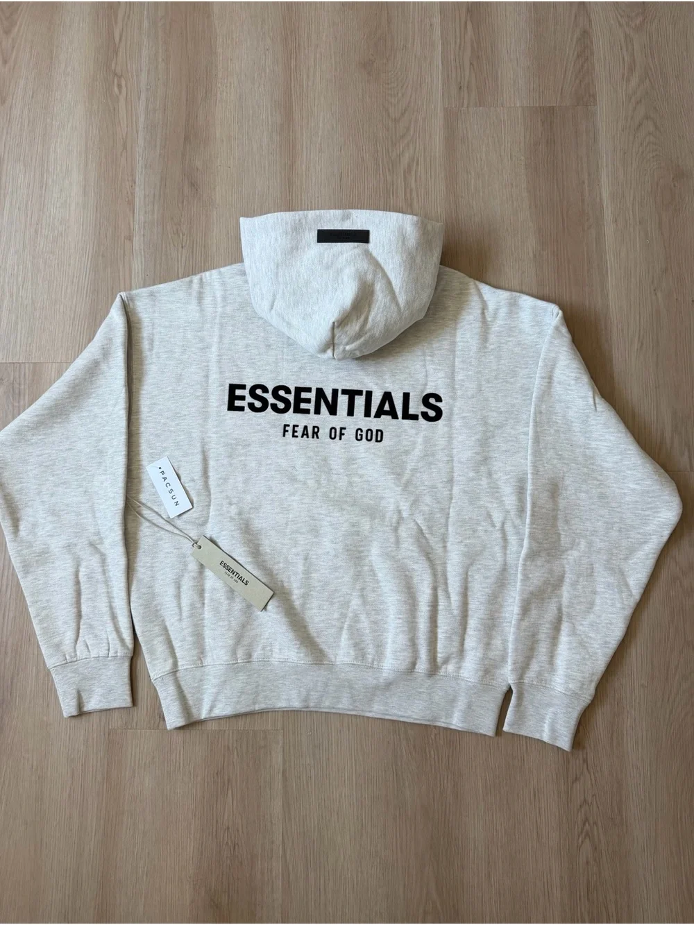 Essentials Cream Men's Hoodie & Joggers Set